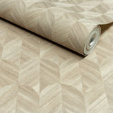 Galerie SF3214 Surfaces Geometric All-over Brown Wallpaper SF3214 Brown Wallpaper