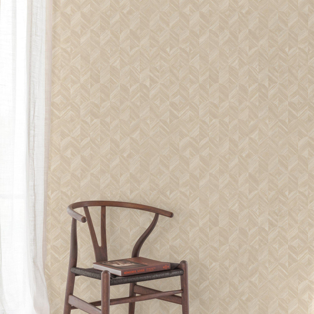 Galerie SF3233 Surfaces Geometric All-over Beige Wallpaper SF3233 Beige Wallpaper
