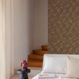 Galerie SF3239 Surfaces Geometric All-over Brown Wallpaper SF3239 Brown Wallpaper