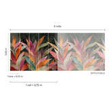 Galerie SF6101 Surfaces Faux Unis Geometric Multi-colored Mural SF6101 Multi-colored Mural