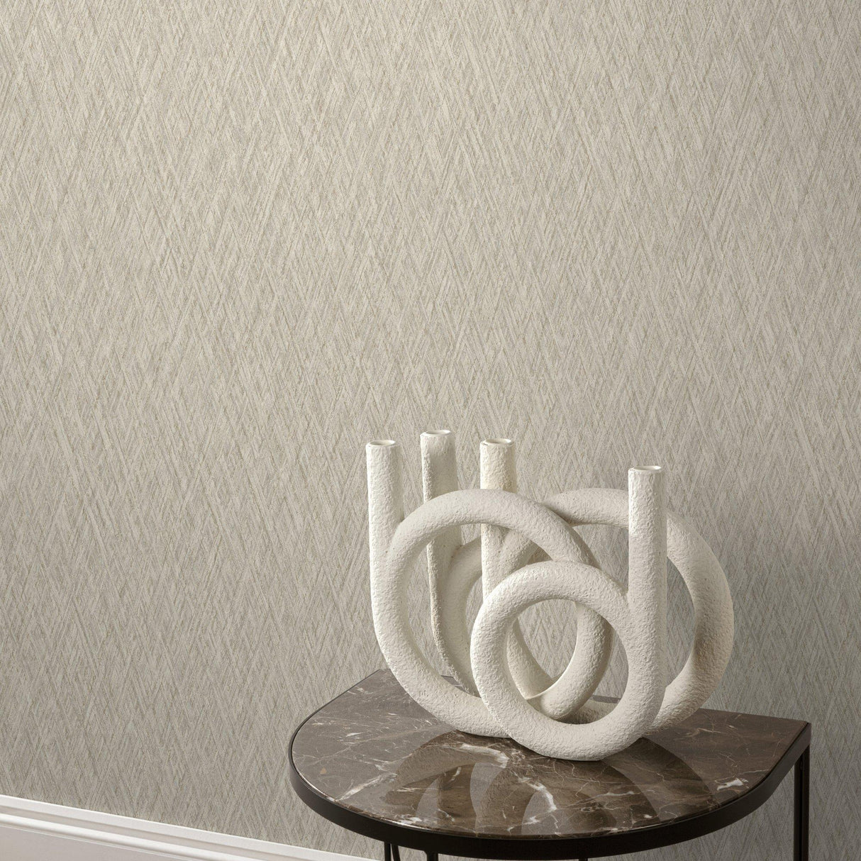 Galerie VE1004 Very Faux Unis Geometric Beige Wallpaper VE1004 Beige Wallpaper
