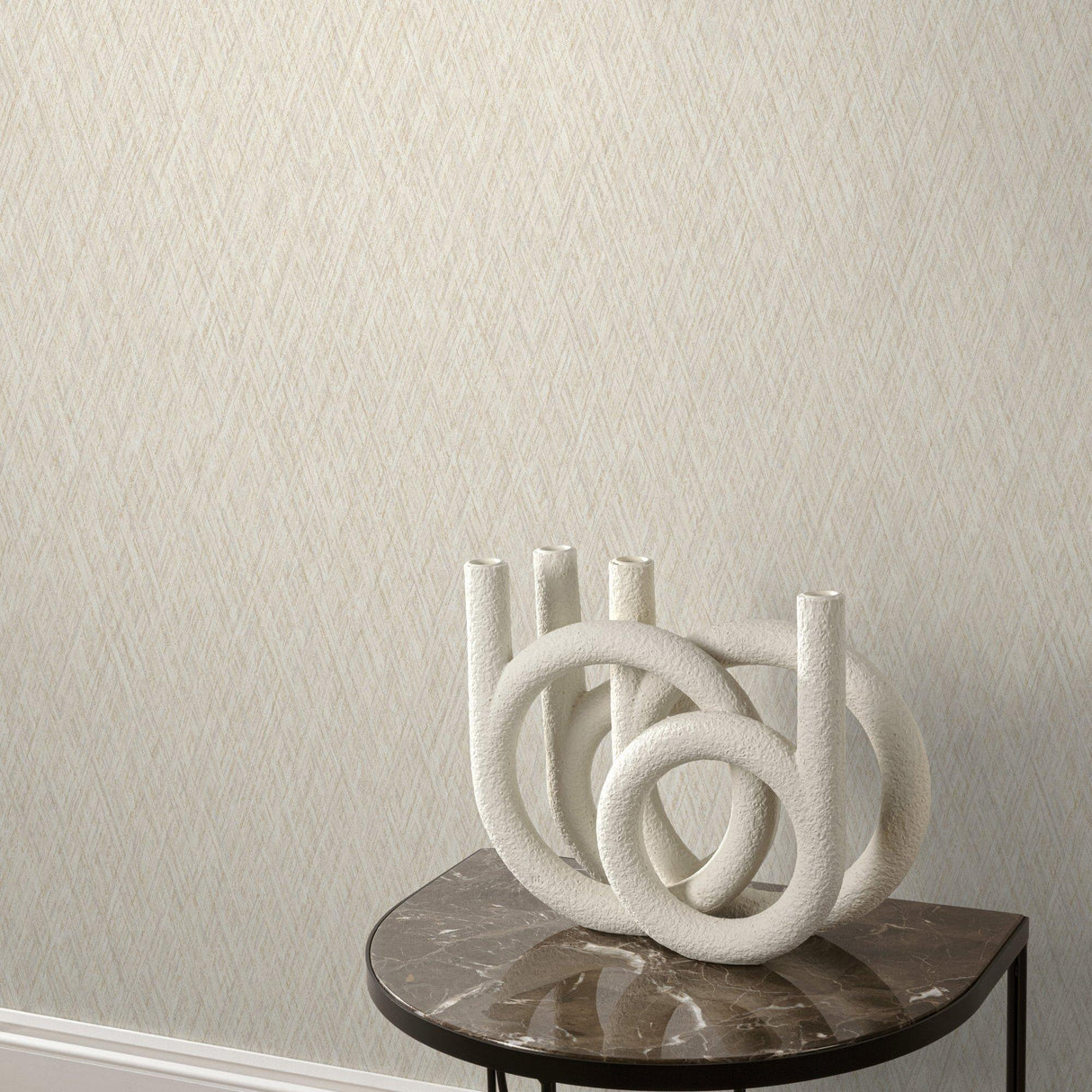 Galerie VE1003 Very Faux Unis Geometric Beige Wallpaper VE1003 Beige Wallpaper