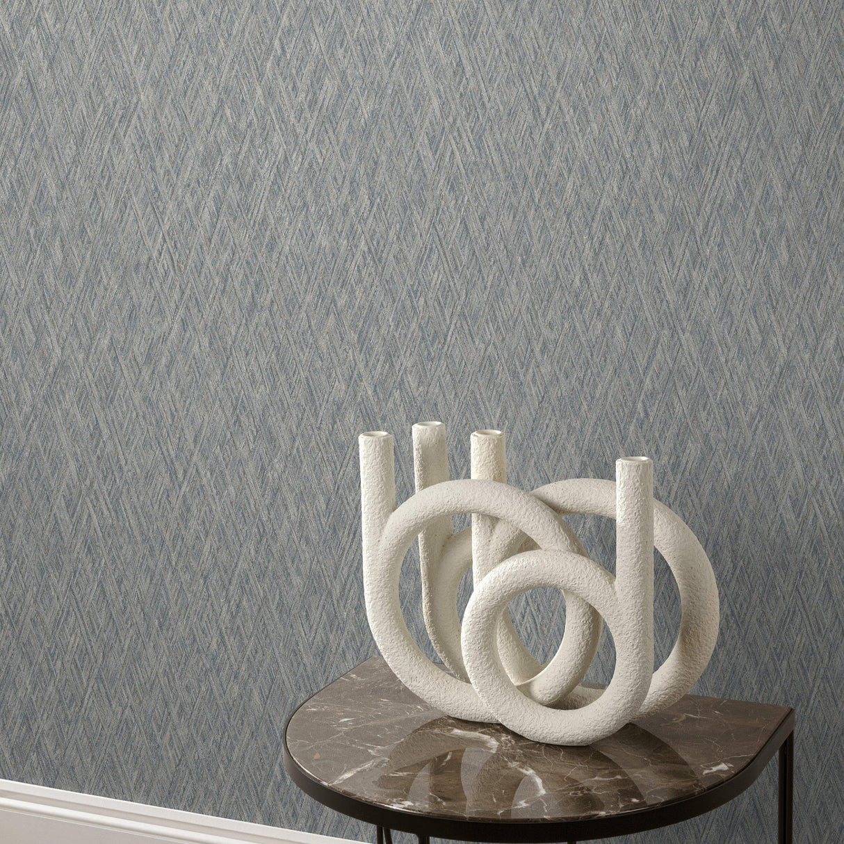 Galerie VE1006 Very Faux Unis Geometric Grey Wallpaper VE1006 Grey Wallpaper