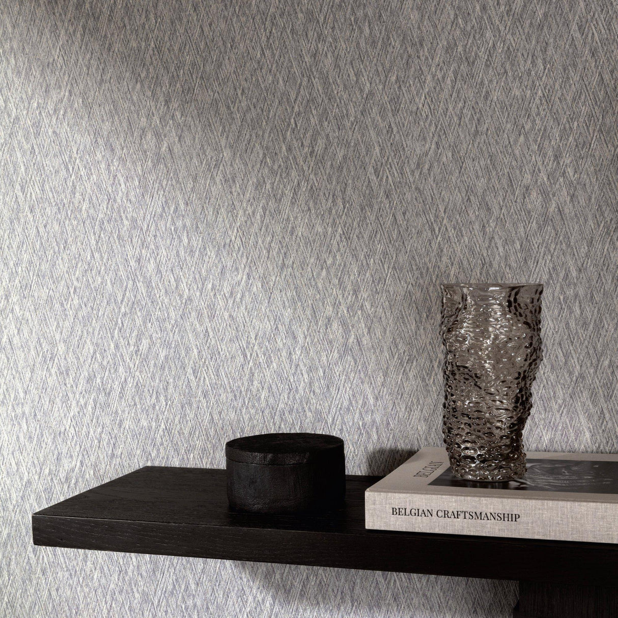 Galerie VE1006 Very Faux Unis Geometric Grey Wallpaper VE1006 Grey Wallpaper