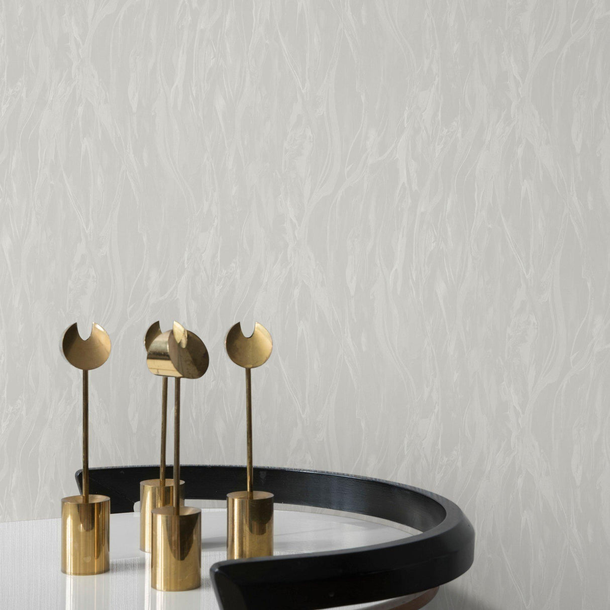Galerie VE1305 Very Marble Plain Grey Wallpaper VE1305 Grey Wallpaper