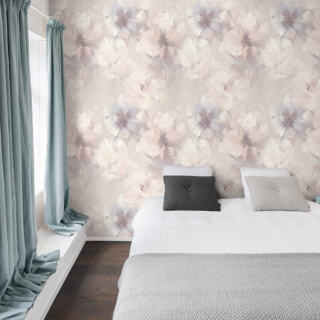 Galerie VE3001 Very Classical Floral All-over Pink Wallpaper VE3001 Pink Wallpaper