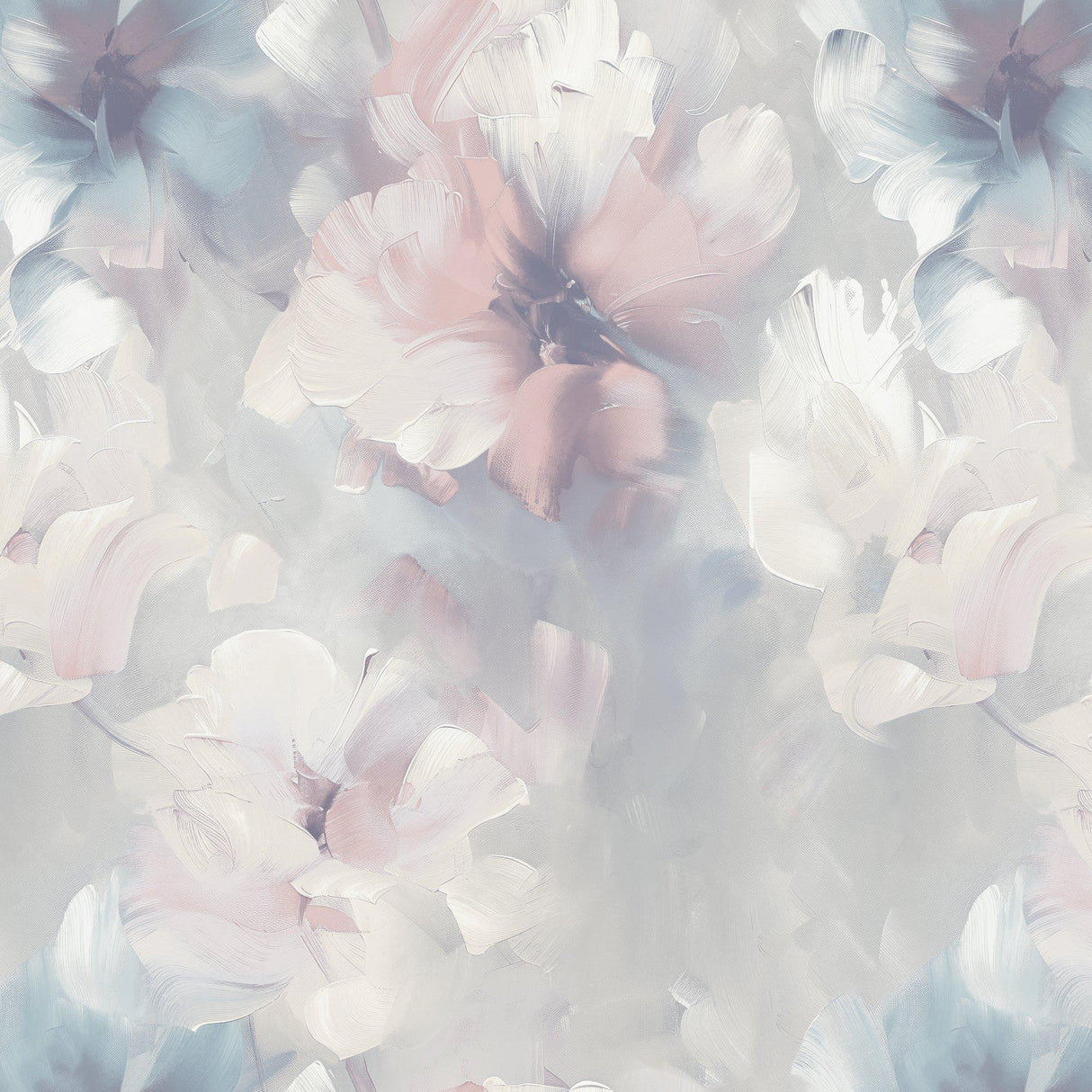 Galerie VE3002 Very Classical Floral All-over Grey Wallpaper VE3002 Grey Wallpaper