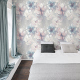 Galerie VE3002 Very Classical Floral All-over Grey Wallpaper VE3002 Grey Wallpaper