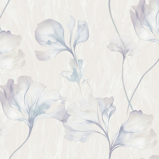 Galerie VE3306 Very Classical Floral All-over Blue Wallpaper VE3306 Blue Wallpaper