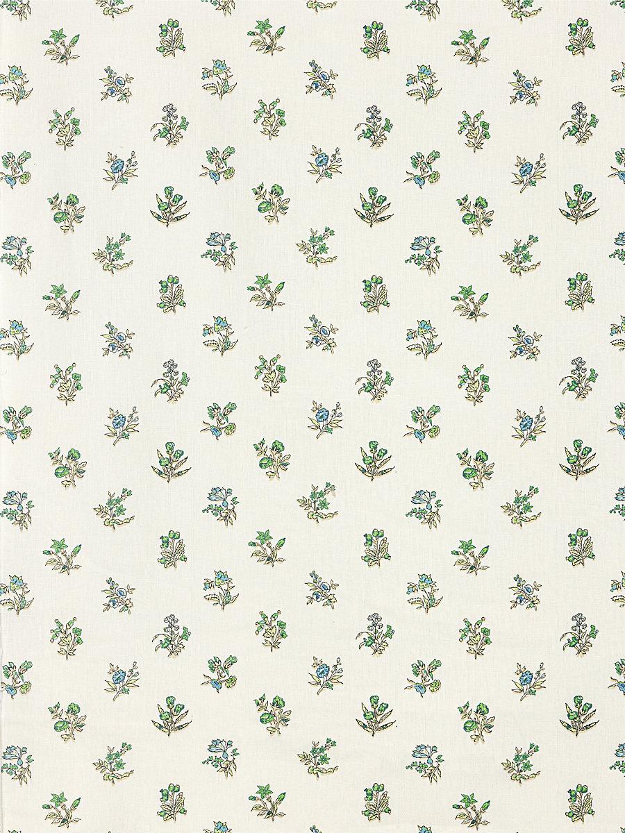 Scalamandre Summer Flora Print Key Lime Fabric