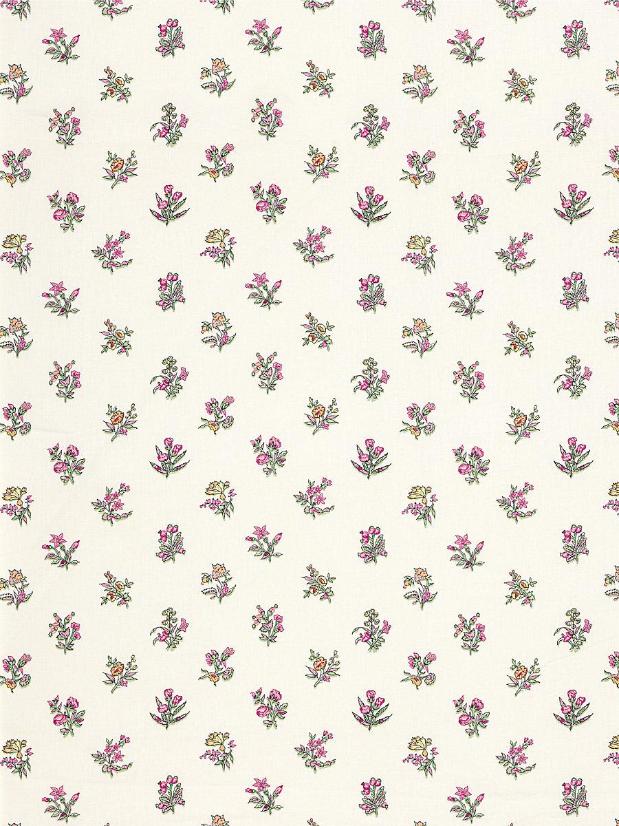 Scalamandre Summer Flora Print Sorbet Fabric