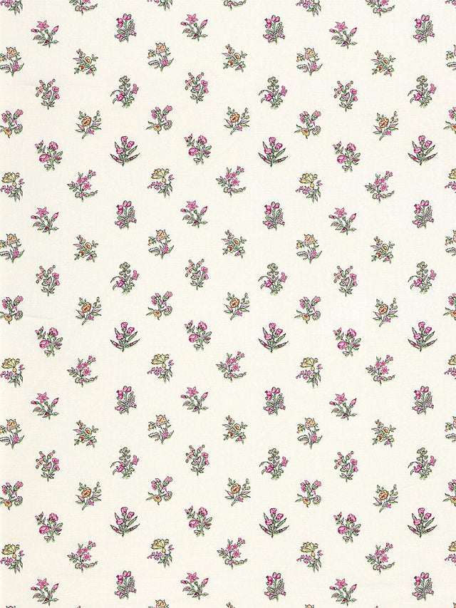 Scalamandre Summer Flora Print Sorbet Fabric