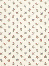 Scalamandre Summer Flora Print Tangerine Sky Fabric