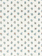 Scalamandre Summer Flora Print Cobalt Rouge Fabric