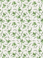 Scalamandre Angle Leaf Print Moss Fabric