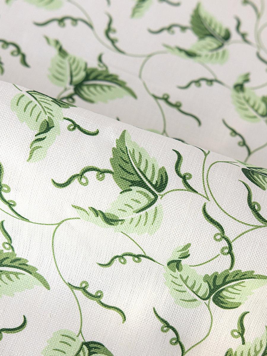 Scalamandre Angle Leaf Print Moss Fabric