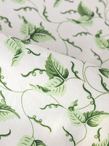 Scalamandre Angle Leaf Print Moss Fabric