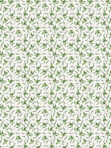 Scalamandre Angle Leaf Print Moss Fabric