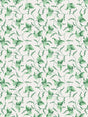 Scalamandre Angle Leaf Print Jade Fabric