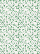 Scalamandre Angle Leaf Print Jade Fabric