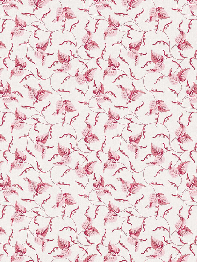 Scalamandre Angle Leaf Print Peony Fabric
