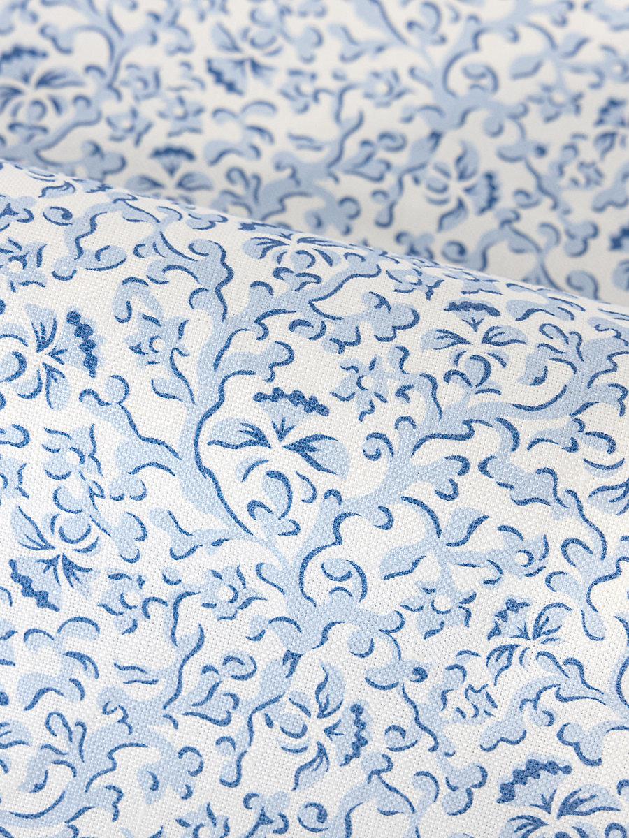 Scalamandre Bandbox Print Bluebell Fabric
