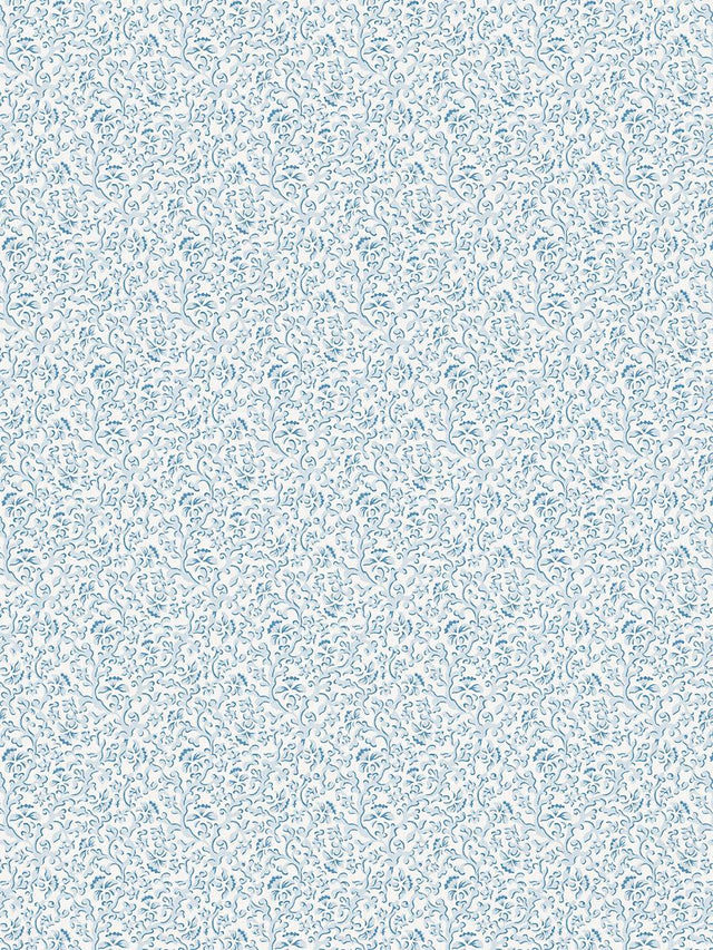 Scalamandre Bandbox Print Misty Blue Fabric