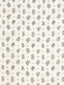 Scalamandre Calico Print Peach Aqua Fabric