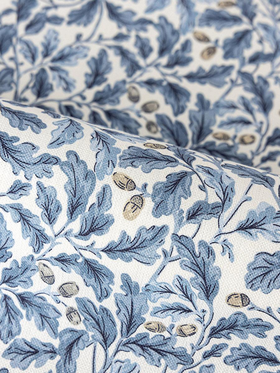 Scalamandre Oaktree Print Slate Sky Fabric