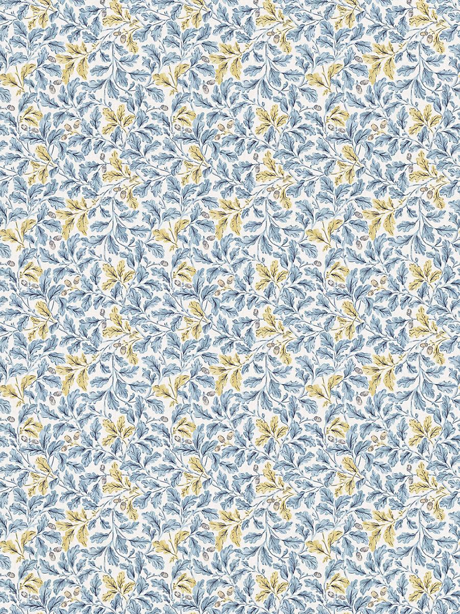 Scalamandre Oaktree Print Golden Teal Fabric