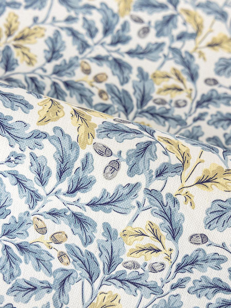 Scalamandre Oaktree Print Golden Teal Fabric