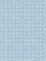 Scalamandre Ormond Fret Print Cobalt Fabric