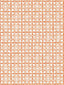 Scalamandre Ormond Fret Print Tangerine Fabric