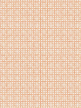 Scalamandre Ormond Fret Print Tangerine Fabric