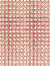 Scalamandre Ormond Fret Print Lacquer Red Fabric
