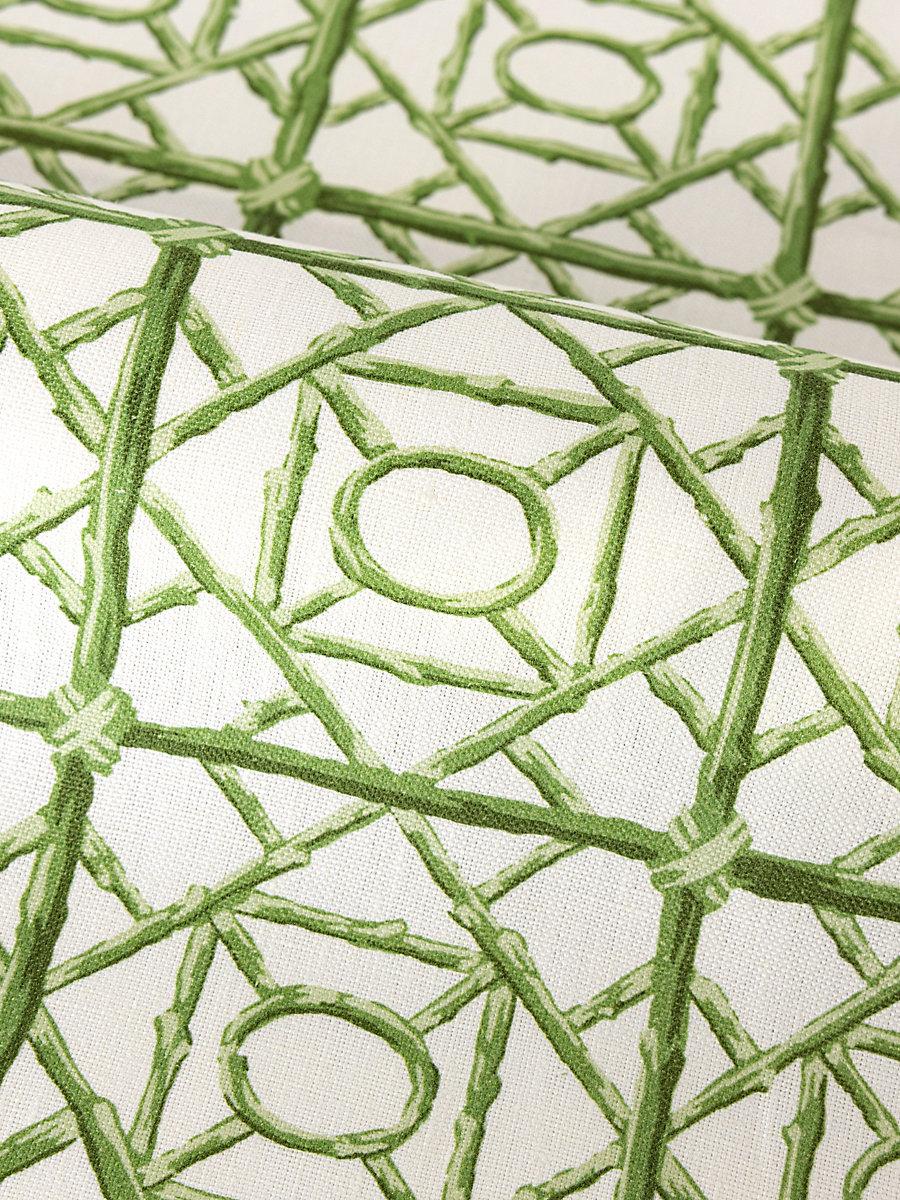 Scalamandre Ormond Fret Print Grass Fabric