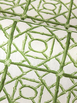 Scalamandre Ormond Fret Print Grass Fabric