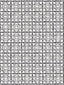 Scalamandre Ormond Fret Print Charcoal Fabric