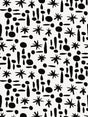 Hinson Miro Wallcovering Ebony Wallpaper