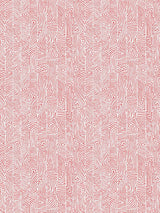Hinson Combed Stripe Wallcovering Coral Red Wallpaper
