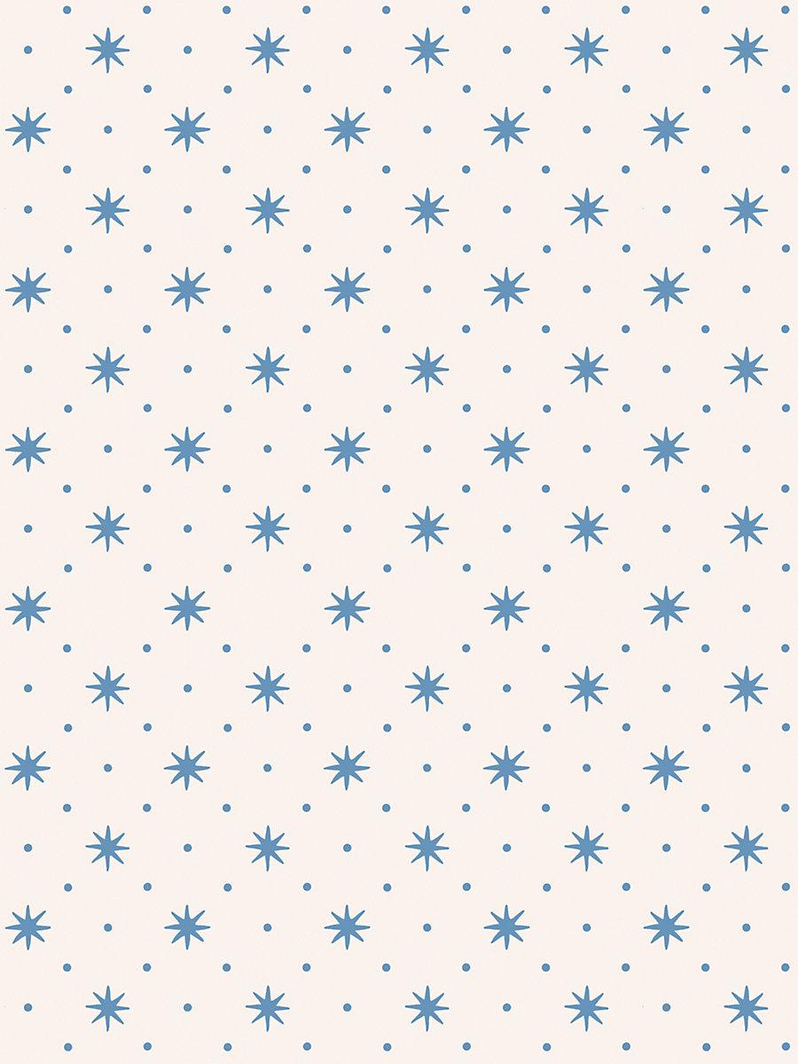 Hinson Grand Trixie Wallcovering Cobalt Wallpaper
