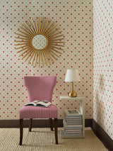 Hinson Grand Trixie Wallcovering Red Wallpaper