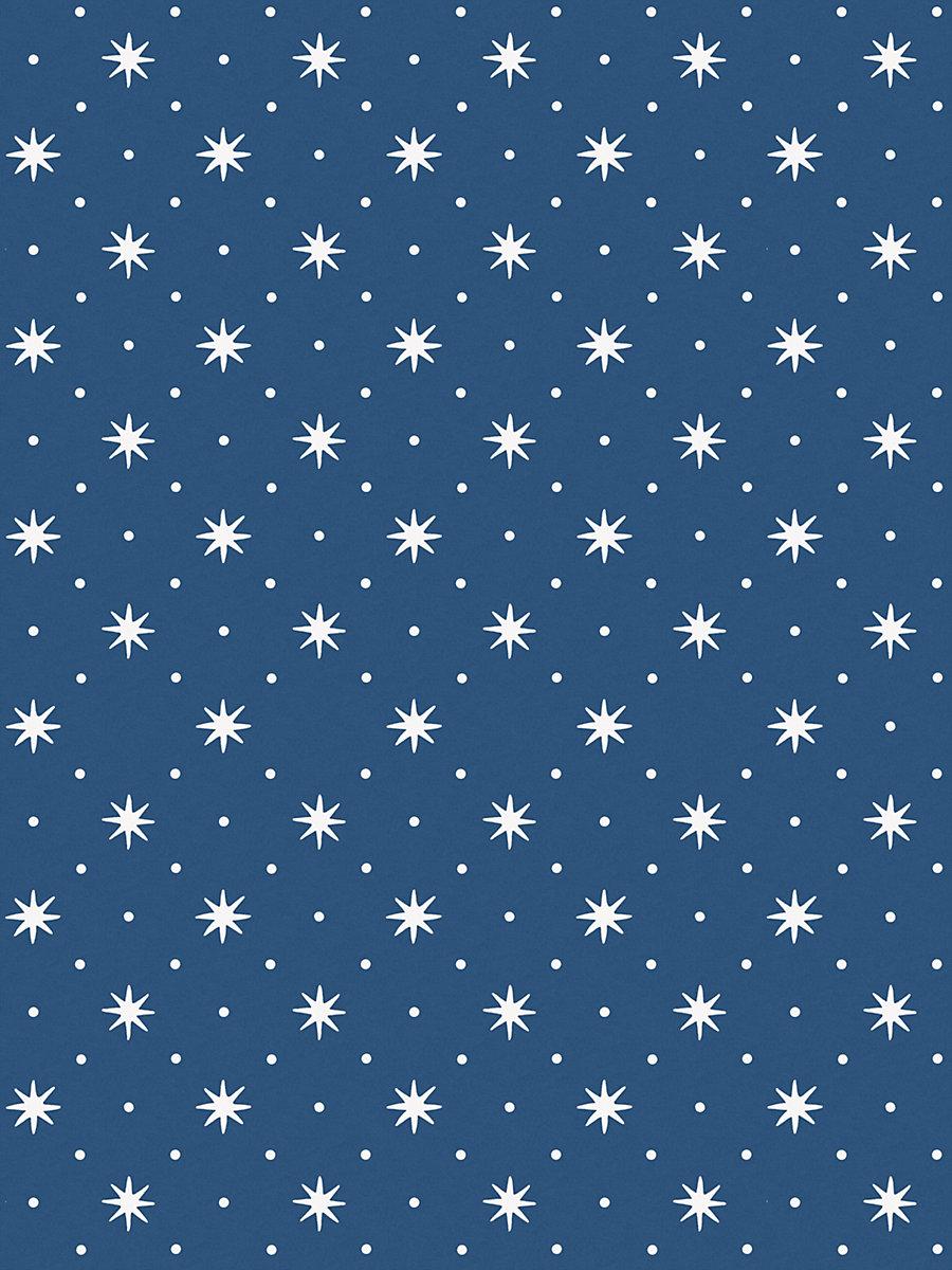 Hinson Grand Trixie Wallcovering Navy Wallpaper
