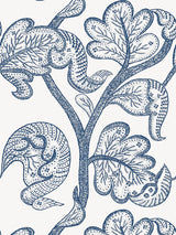 Hinson Russell Wallcovering Indigo Wallpaper
