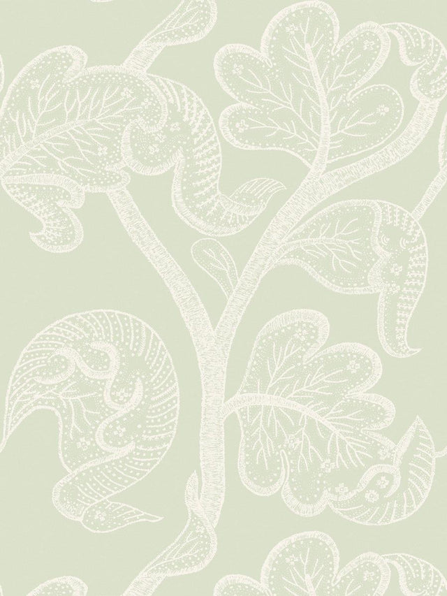 Hinson Russell Wallcovering Green Tea Wallpaper