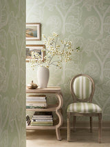 Hinson Russell Wallcovering Green Tea Wallpaper