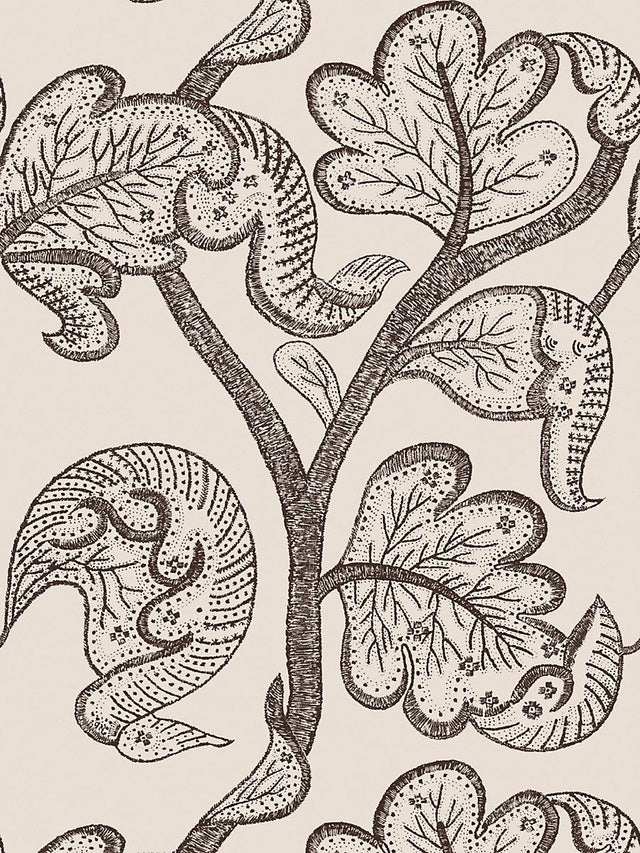 Hinson Russell Wallcovering Umber Wallpaper