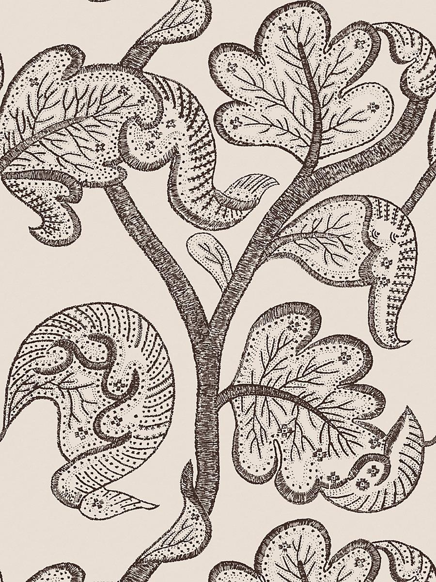 Hinson Russell Wallcovering Umber Wallpaper