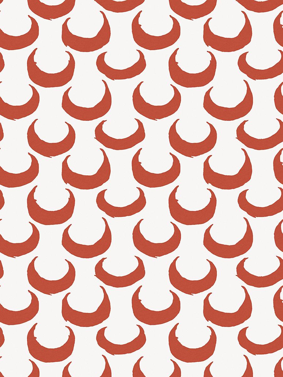 Hinson Merlin Wallcovering Red Wallpaper