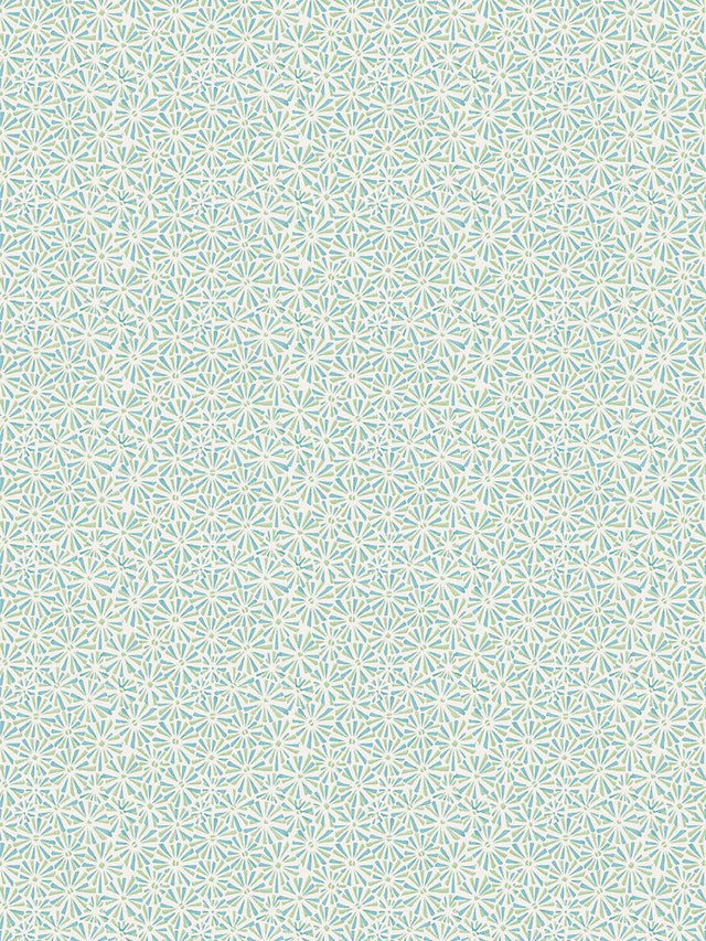 Hinson Starburst Wallcovering Sea Glass Wallpaper